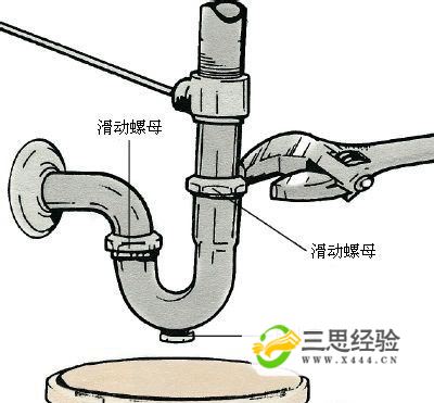 如何更换排水管存水弯？
