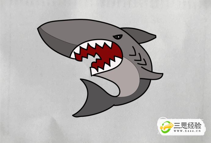 <b>怎样画凶猛的鲨鱼简笔画-怎么画鲨鱼简单又好看</b>